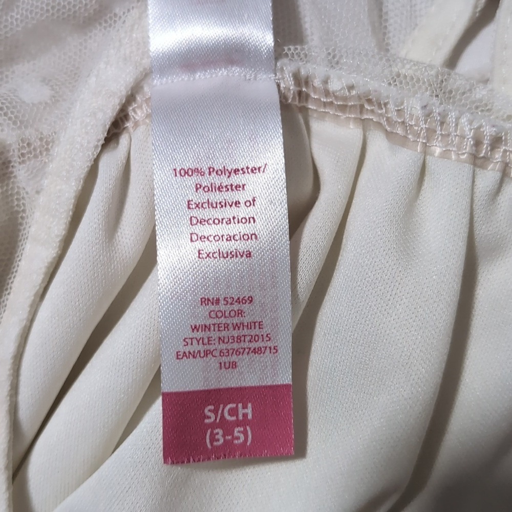 No Boundaries Winter White Swiss Dot Sheer Sleeveless Top Blouse Small - Picture 4 of 4